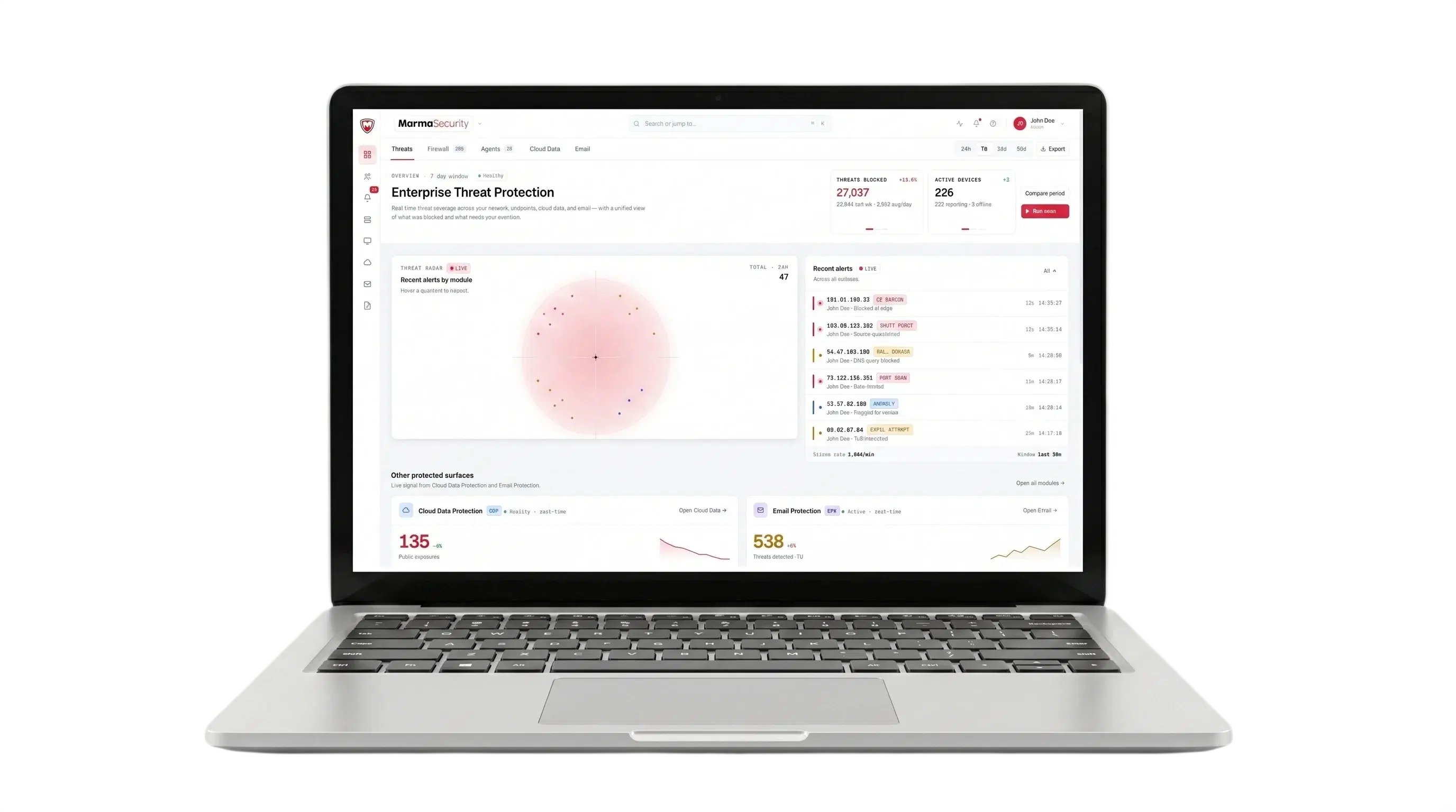 Enterprise Management Platform Screenshot