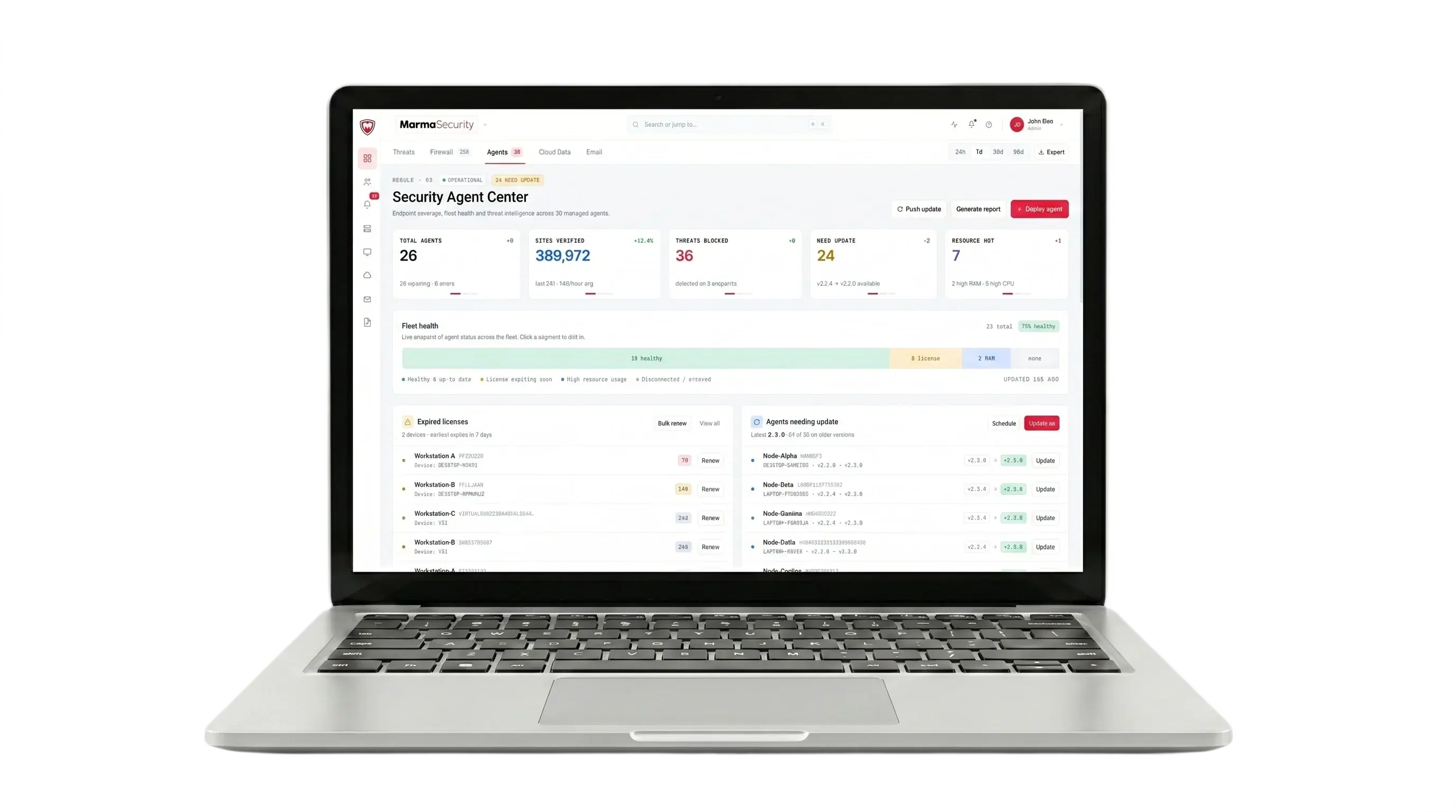 Compliance reporting